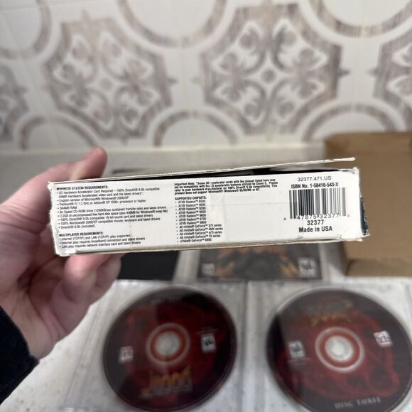 Doom 3 (2004) id Software‎ FPS Survial Horror (3) CD-ROM PC Game - Picture 3 of 7